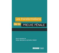 Les transformations de la preuve penale - Pascal Beauvais - Lgdj - broché - Etude