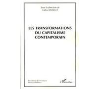 Les transformations du capitalisme contemporain - Gilles Rasselet - L'harmattan - broché - Etude