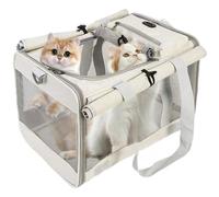 Les transportent : chenil de recrutement | Sac pour animal de compagnie | Porte-épaule | Kennel Portable Petit Chien Catereur De Chat Grande Capacité Grande Capacité Mesh Pet P
