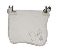 Les transportent un bagage à roulettes - Valise pour tout-petit avec roues, bagages roulants pour | Valise rigide pour et filles, un chariot léger pour avion, cabine compacte, Blanc