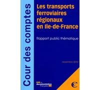 Les Transports En Ile-De-France Par Voie Ferrée - Rapport Public Thématique