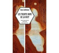 Les Trente Noms de la nuit - Zeyn Joukhadar - Rue De L'echiquier - broché - Roman
