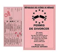 Les Trésors De Lily [K1951 - Carte spéciale 'Permis de Divorcer' - 20.5x14.5 cm