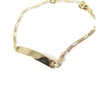 Les Trésors De Lily [M8935] - Gourmette Plaqué Or Bambino