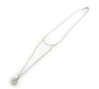 Les Trésors De Lily [M9999] - Collier sautoir acier Arbre de Vie ivoire - 2 rangs