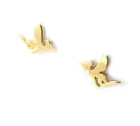 Les Trésors De Lily [N1330] - Boucles Plaqué Or Fée Clochette