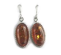 Les Trésors De Lily [N2153] - Boucles Argent Inspiration Ambre (rhodié)