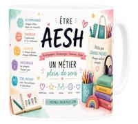 Les trésors d'érable Mug AESH - Plus qu'un Métier, Une Vocation EveryMug