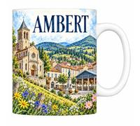Les trésors d'érable Mug Ambert Céramique 330 ml | Mug Ambert, céramique 330 ml