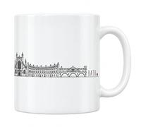Les trésors d'érable Mug Bath Épure - Skyline au trait | Mug Céramique 330 ml | Idée Cadeau Original Homme Femme | Impression Sublimation Haute Définition | Imprimé en France
