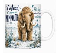 Les trésors d'érable Mug Costaud comme un Mammouth - Céramique 330 ml