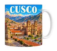 Les trésors d'érable Mug Cusco - Le Nombril du Monde - Céramique 330 ml