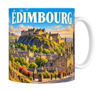 Les trésors d'érable Mug Édimbourg - L'Athènes du Nord - Céramique 330 ml