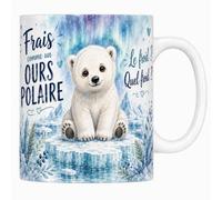 Les trésors d'érable Mug Frais comme un Ours Polaire - Céramique 330 ml