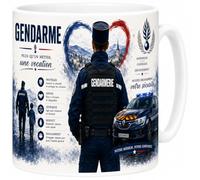 Les trésors d'érable Mug Gendarme - Honneur, Courage, Dévouement EveryMug