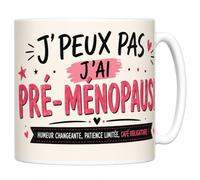 Les trésors d'érable Mug J'peux pas J'ai Pré-Ménopause - Céramique 330 ml