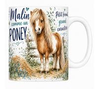 Les trésors d'érable Mug Malin comme un Poney - Céramique 330 ml