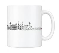 Les trésors d'érable Mug Saint-Louis du Sénégal Épure - Skyline au trait | Mug Céramique 330 ml | Idée Cadeau Original Homme Femme | Impression Sublimation Haute Définition | Imprimé en France