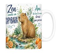 Les trésors d'érable Mug Zen comme un Capybara - Céramique 330 ml