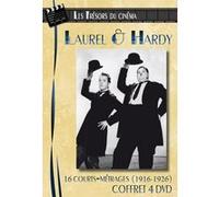 Les Trésors du cinéma : Laurel & hardy : 16 courts-métrages (1916-1926) - Coffret 4 DVD G