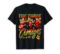 Les Trois Amigos - Funny Chili Cinco de Mayo T-Shirt