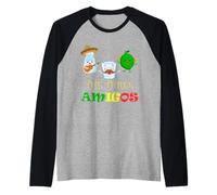 Les Trois Amigos Manche Raglan