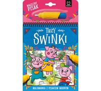 Les trois cochons. Livre de coloriage avec crayon à eau