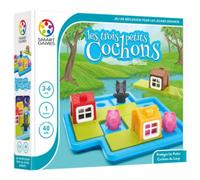 Smart Games – Jeu de réflexion Les trois petits cochons Deluxe