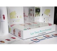 Les Trois Petits Cochons Livre jeu pédagogique et application - FLORINE CARO - Tom Pousse - Boîte ou accessoire - Livre-jeu