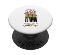 Les Trois Stooges+ États-Unis 250 PopSockets PopGrip Adhésif