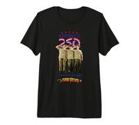Les Trois Stooges+ États-Unis 250 T-Shirt Haut de Gamme