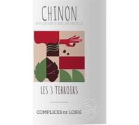 Les Trois Terroirs Chinon - Vin rouge de Loire 2024