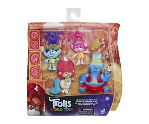 Les Trolls 2 Tournée Mondiale de DreamWorks Pack de 5 poupées Tournée dans les Plaines solitaires