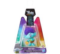 Les Trolls 2 Tournée Mondiale de DreamWorks - Poupee Branche avec Tambourin - 12,5 cm