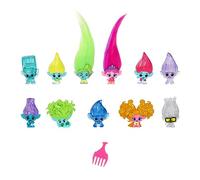 Les Trolls 3 DreamWorks - Coffret Concert Brozone et CIE de 11 Figurines Mineez de 4 cm à Collectionner. Contient Les Membres de Brozone et Leurs Amis, Ainsi Qu’Un Accessoire.
