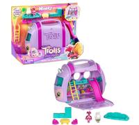 Les Trolls 3 DreamWorks - Coffret Rhonda Jouer et Exposer de 10 Figurines Mineez