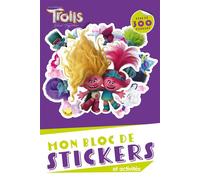 Les Trolls - Bloc de stickers et activités - Universal Studios - Hachette Jeunesse - broché - Document jeunesse