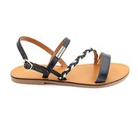 Les Tropeziennes Femme Batresse Racine Accueil Chaussures-femme Sandales -spartiates, Marine Or, 37 EU