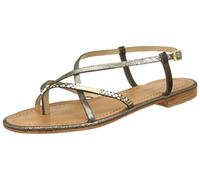 Les Tropeziennes Femme Monaco Chaussures-femmes Chaussure-de-loisirs Nu-pieds-et-sandales, Noir Noir Or, 36 EU
