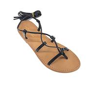 Les tropeziennes Hellen 23367 Noir cuir santal à la mousse Tacc basse - Noir - Noir , 41 EU EU