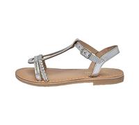 Sandales cuir fille Badou PAR M. BELARBI argent 32