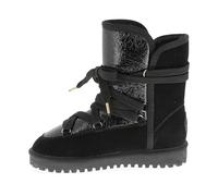 LES TROPEZIENNES PAR M. BELARBI Femme Chaley Chaussures Ville Bottes DE Neige, Noir Brillant, 41 EU