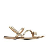 LES TROPEZIENNES PAR M. BELARBI Femme Baden Chaussures Ville Sandale, Or, 38