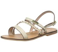 LES TROPEZIENNES PAR M. BELARBI Femme BATRESSE Sandale, Creme Multi, 38 EU