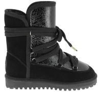 LES TROPEZIENNES PAR M. BELARBI Femme Chaley Chaussures Ville Bottes DE Neige, Noir Brillant, 36 EU