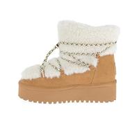 LES TROPEZIENNES PAR M. BELARBI Femme Chimoon Chaussures Ville Bottes DE Neige, Camel, 38 EU