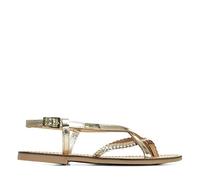 LES TROPEZIENNES PAR M. BELARBI Chou Chaussures Ville Entre-Doigt, Or