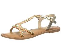 LES TROPEZIENNES PAR M. BELARBI Femme CIMONA Chaussures Ville Sandale, Jaune-Multi, 39 EU