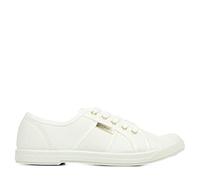 Les Tropeziennes par M. Belarbi Femme CLORUNI Chaussures Detente Tennis Lacet, Blanc, 36