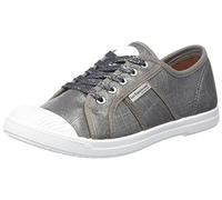 Les Tropeziennes par M. Belarbi Femme CLORUNI Chaussures Detente Tennis Lacet, Gris-Argent, 40